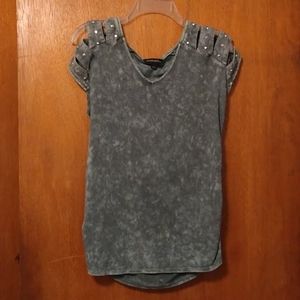 Rock and Republic Tie-Dye Studded top